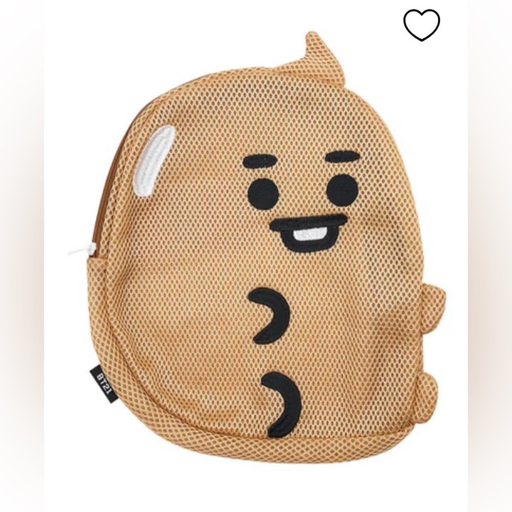 BTS/ BT21 SHOOKY Laundry Mesh Pouch brand new